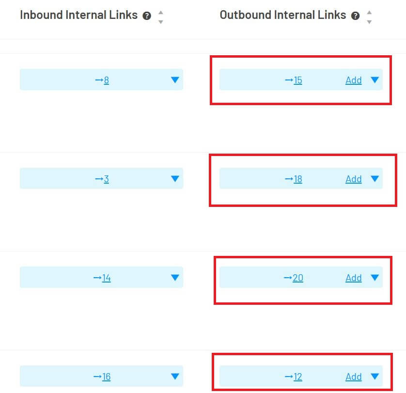 Internal Links Like Web