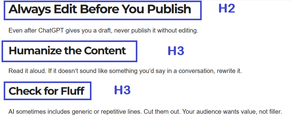 H2 and H3