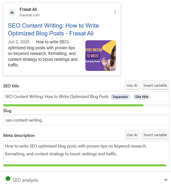 Incorporate Keywords Naturally