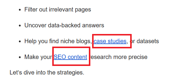 Internal Links SEO Behavioral Factors Google