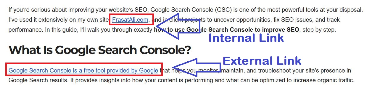 Internal Links