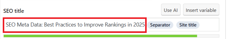 Keep It Under 60 Characters