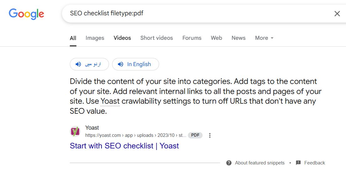 Search by File Type