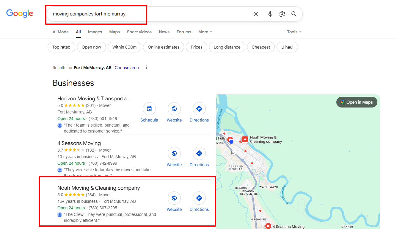 moving companies fort mcmurray