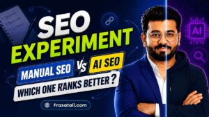 SEO Experiment: Manual SEO vs AI SEO — Which One Ranks Better?