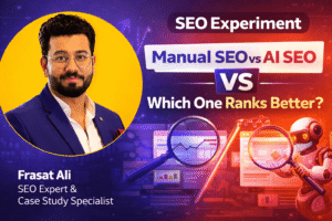 SEO Experiment: Manual SEO vs AI SEO — Which One Ranks Better?